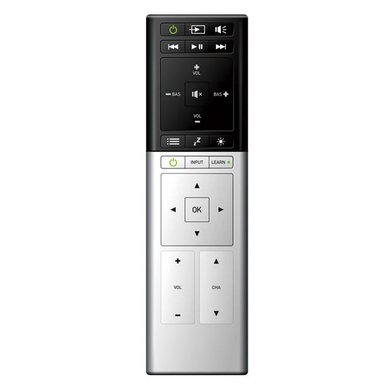 Control remoto universal de alta calidad con aspecto de aluminio OEM IR \/ RF para lg TV \/ set-top box