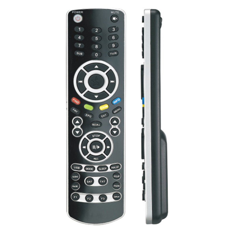 Venta caliente USB inalámbrico de alta calidad que conecta el control remoto universal negro para todas las marcas LCD LED tv \/ satélite TV