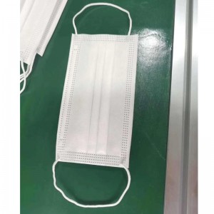 Máquina de mascarillas 1 + 1 de alta velocidad con dispositivo de corrección