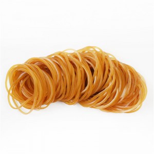 Anillo de goma adaptable al por mayor de la fábrica de la goma transparente amarilla antienvejecimiento de alta elasticidad