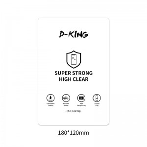 Reparación automática de película transparente de tamaño general tpu hidrogel tpu para protector de pantalla de trazador de corte inteligente