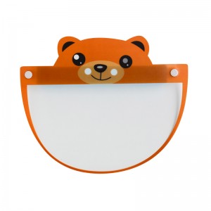 OEM venta al por mayor de máscaras de Seguridad reutilizables de plástico transparente para niños