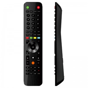 Las principales ventas de la fábrica de control remoto de televisión JVC de precisión multifuncional ir / RF control remoto de televisión inalámbrica para todas las marcas de televisión / set top box