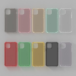 para el caso del iphone 12, hot sals 2mm armadura a prueba de golpes funda transparente para teléfono tpu transparente para iphone se a 11 12 pro max 2020 funda suave