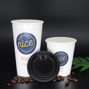 12\\/16 oz de doble manga aislante tazas ecológicas de papel tazas frías y calientes