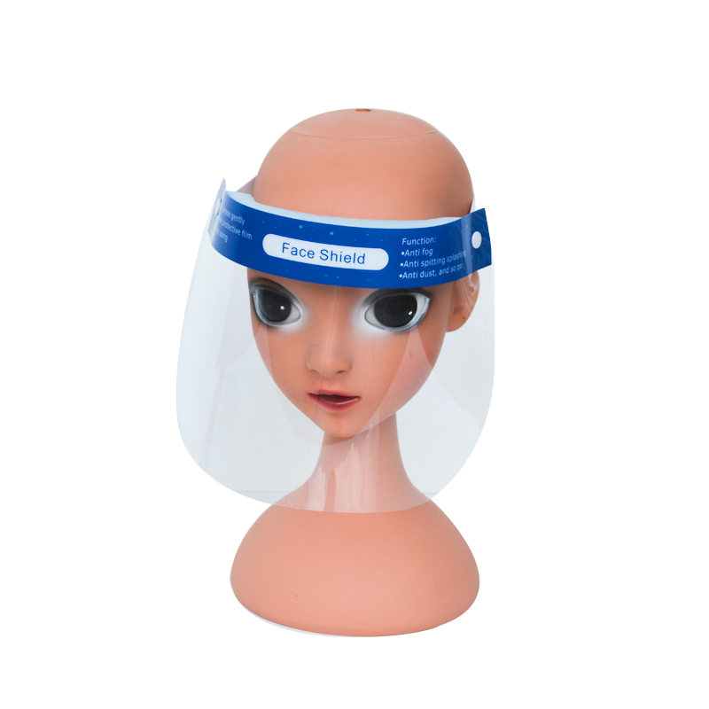 Protector facial de plástico para niños con aislamiento personalizado del distribuidor antiniebla OEM