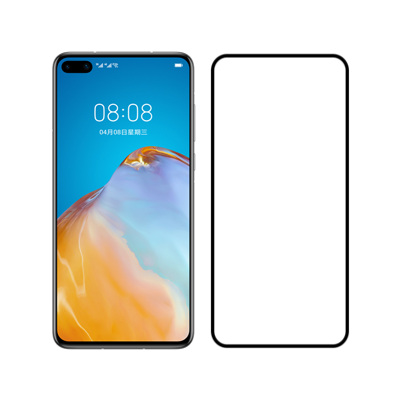 Película de pantalla de vidrio templado premium caliente 9H para protector de pantalla Huawei P40