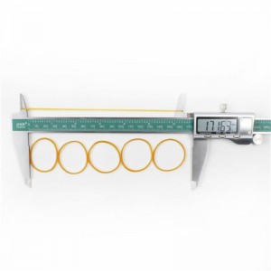 Spot al por mayor amarillo transparente convencional de alta seguridad elástica y protección del medio ambiente banda de goma agrícola