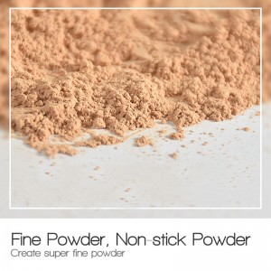 Control de aceite translúcido impermeable establecido en polvo suelto