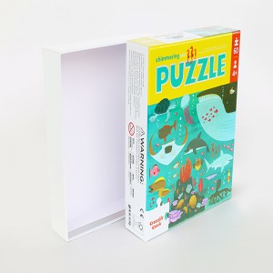 Embalaje de juguete, cubierta, caja inferior.