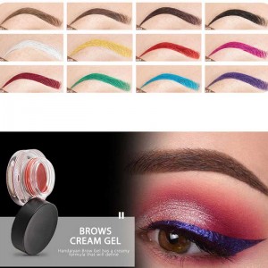 Etiqueta privada Super impermeable Crema de cejas