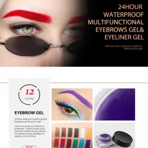 Etiqueta privada Super impermeable Crema de cejas