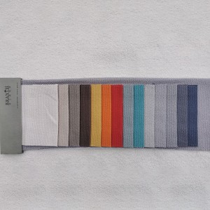 Tela de lino de algodón teñido de hilo BNT1902