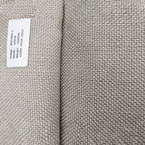 Tela de lino de algodón teñido de hilo BNT1903