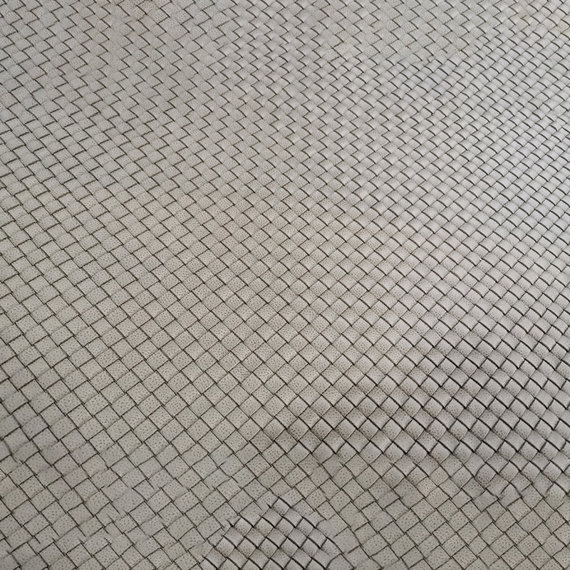 Tela tejida de cuero de imitación BNT6859