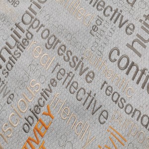 Tela de lino de algodón bordado BNT6863