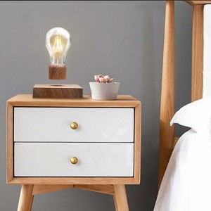 Levitación magnética bombilla de bombilla interruptor táctil flotantenoche luz creativa oficina oficina oficina decoraciones