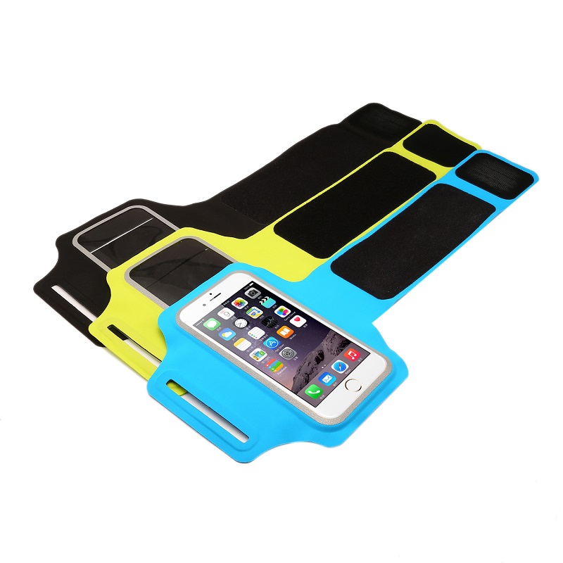 Accesorios para teléfonos móviles universales de venta caliente 5.5 pulgadas de brazos de deporte colorido