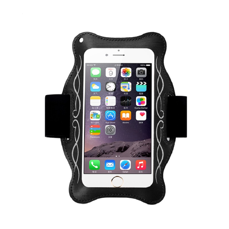 Bolsas de brazo deportivo unisex con soporte de llavero brazalete transpirable impermeable teléfono móvil brazalete paquete bolsa de brazalete al aire libre