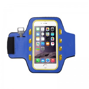 Funda reflectante de brazalete de brazo de brazalete con led reflectante para Samsung Galaxy S4