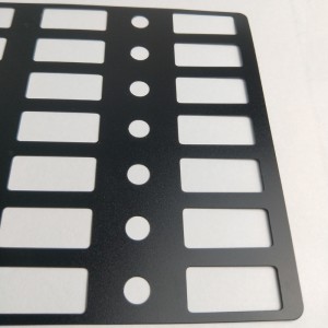 0.25 Hoja aislante Llamada ignífuga PC Gasket Negro Fácil de doblar el procesamiento al por mayor