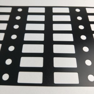 0.25 Hoja aislante Llamada ignífuga PC Gasket Negro Fácil de doblar el procesamiento al por mayor