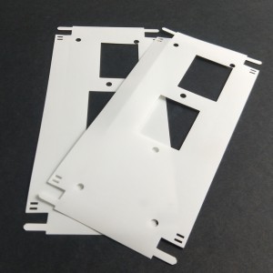 FR1 Hoja de aislamiento Blanco Junta de aislamiento de 0.25mm Llama de llama Retardante PC Hoja de aislamiento