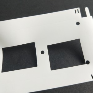 FR1 Hoja de aislamiento Blanco Junta de aislamiento de 0.25mm Llama de llama Retardante PC Hoja de aislamiento