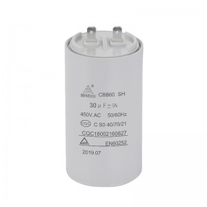 CBB60 Capacitor 30UF 450V sh para aire acondicionado