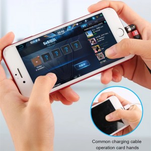 2nd Gen 540 Rotación Micro USB Tipo C Cable de carga magnético Cable denylon trenzado de carga rápida Magnético Cable USB