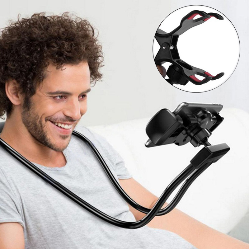 Soporte para teléfonos móviles flexible Cuello Colgante Collar perezoso Soporte Cama Cama 360 Grados Titular Soporte para iPhone Xiaomi Huawei