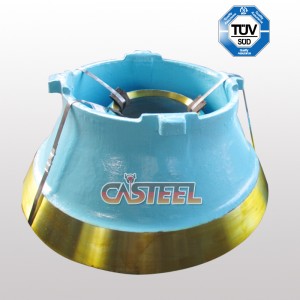 Terex PEGSO TC1000, TC1150, TC1300 Conero Concebo cóncavo&Mantle MN22CR2