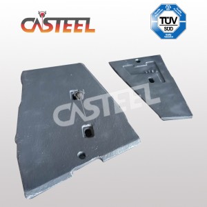 Komtsu BR350, BR380, BR550JG Piezas de repuesto de mandíbula móvil