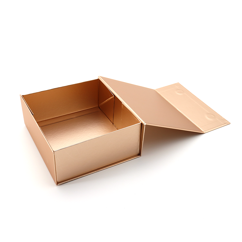 Eco Reciclable Personalizado Colorido Impresionado Rosa Golden Lujo Rosa Big Big Dobling Packing Box