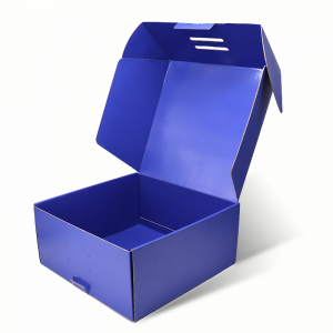 Muestra gratuita de logotipo personalizado color rosa color cosmético corrugado correo postal