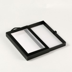 Caja de ventana de envasado de regalo de rectángulo personalizado para accesorios de caja del teléfono