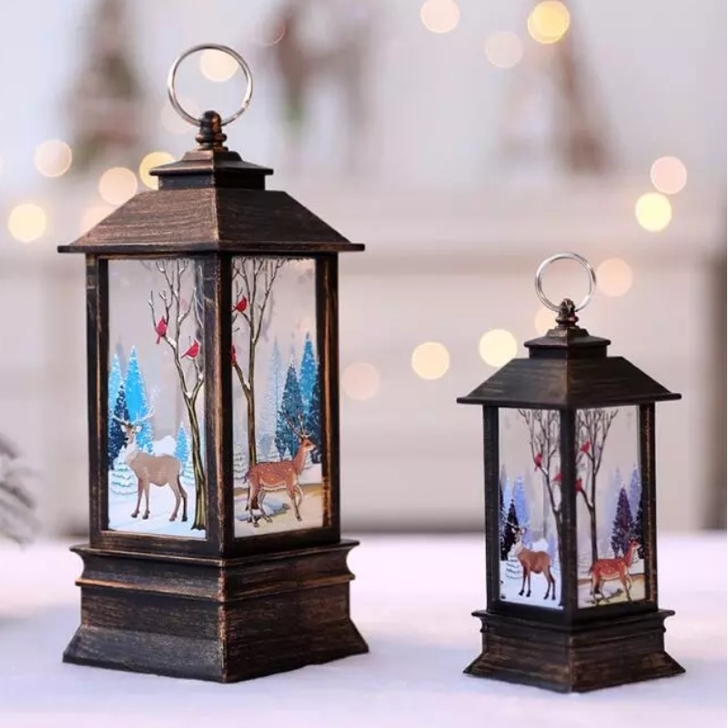 Colgante linterna-decorativa vela linterna casera barata linterna decorativa con luces de cadena romántica portátil