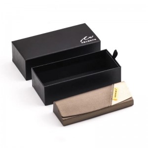 Rectángulo de alta calidad Modifique la impresión del logotipo de la impresión Gafas de sol de envasado Caja de regalo de cartón al por mayor Gafas de sol Caja Estilo de cajón