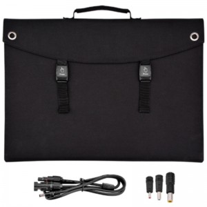 Cargador de panel solar plegable portátil 60W 18V para cargar el teléfono celular de acampar