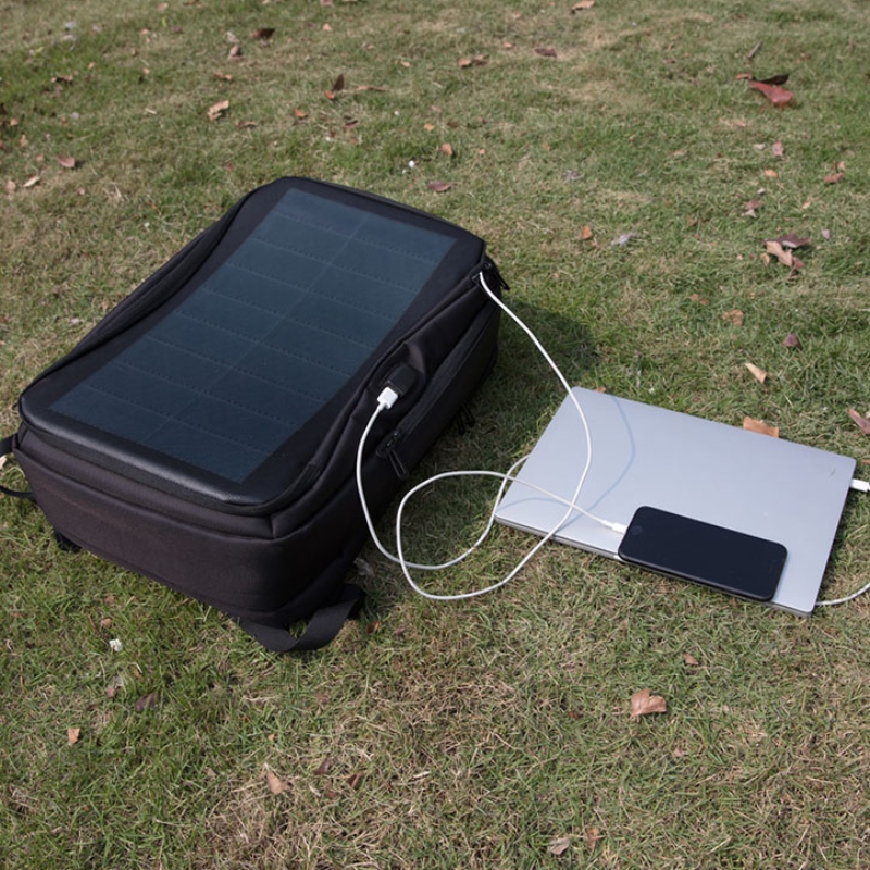 Mochila de carga solar Paneles solares Portátil