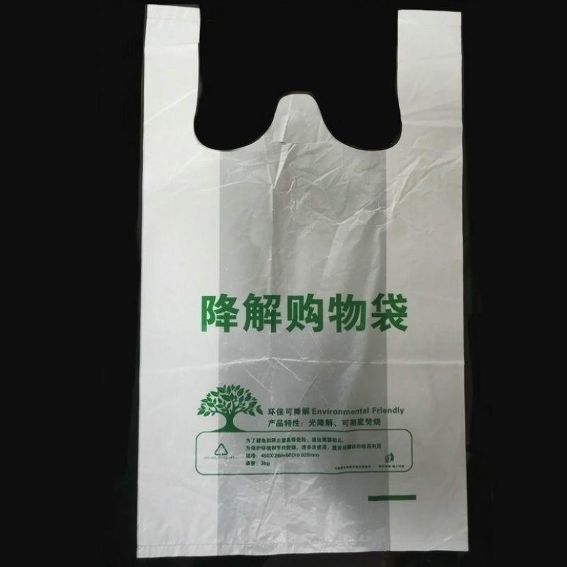 Bolsa de plástico degradable