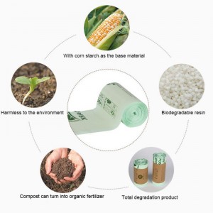Bolsa de basura degradable