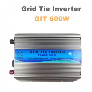 600W en la red eléctrica inversor MPPT FUNCIÓN 11-32V DC 110V 220V Salida de CA onda sinusoidal pura para el sistema de paneles solares