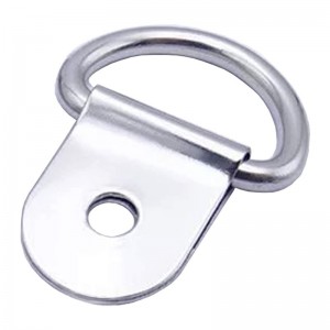 Pequeñas corbatas de anillo de acero, anillos D anillo de anclaje de anclaje para cargas en camión de carretillas, remolques de carga de barcos RV