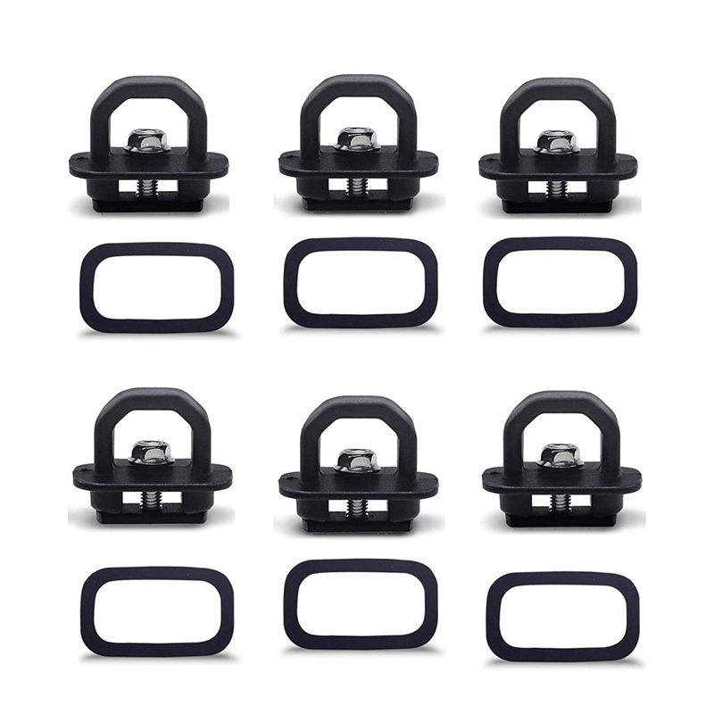 Lazo de la cama de anclaje de anclaje Cama de carga de la pared de la pared Anillos de gancho compatible para 2007-2018 Chevy Silverdo/gmc Sierra, 2015-2018 Chevy Chevrolet Colorado/GMC Canyon