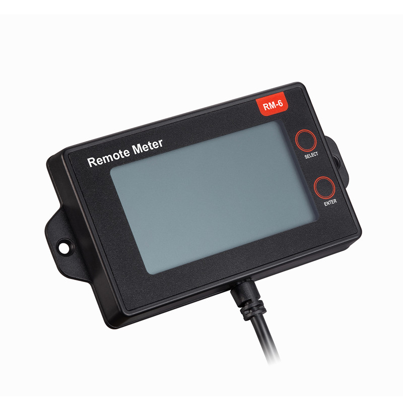 Pantalla LCD del medidor remoto SRNE RM-6 para MC24 Series MPPT 20A 30A 40A 50A Controlador de carga solar