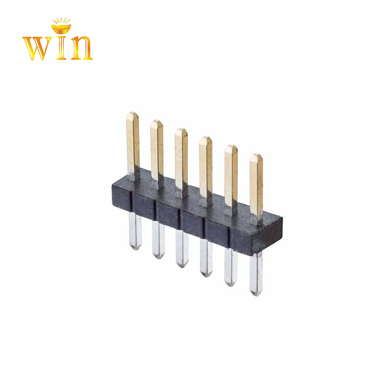 2.54mm 2p ~ 40p Conector de encabezado de pin de 180 ° de 180 °