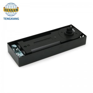 Puerta de cristal más cerca de dos velocidades de piso hidráulico ajustable