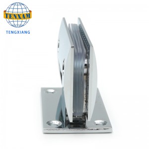 Baño inclinado Clip de baño Sala de ducha Bisagra de vidrio Acero inoxidable Clip de puerta de acero inoxidable 90 grados de bisagra de ducha