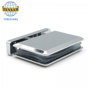 Proveedor de China Venta barata Guangdong Jinli Polaco de hardware de latón Bisagra de vidrio abierto Abra la bisagra de 90 grados